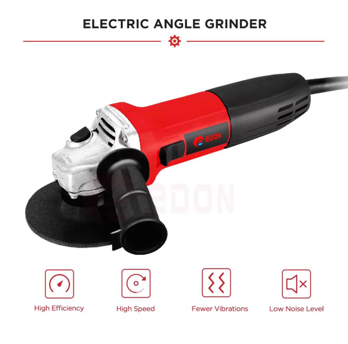 🔥 MEULEUSE D’ANGLE EDON 125MM – 900W HAUTE PERFORMANCE