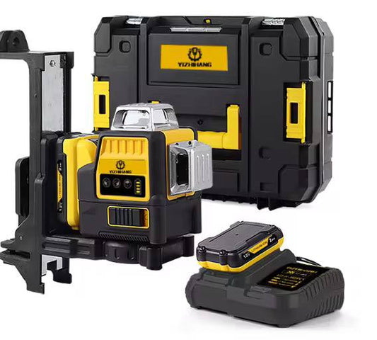 Niveau Laser Professionnel 12 Lignes 360° – Haute Précision pour Construction et Carrelage