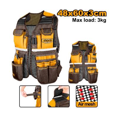 Gilet Porte-Outils Professionnel INGCO